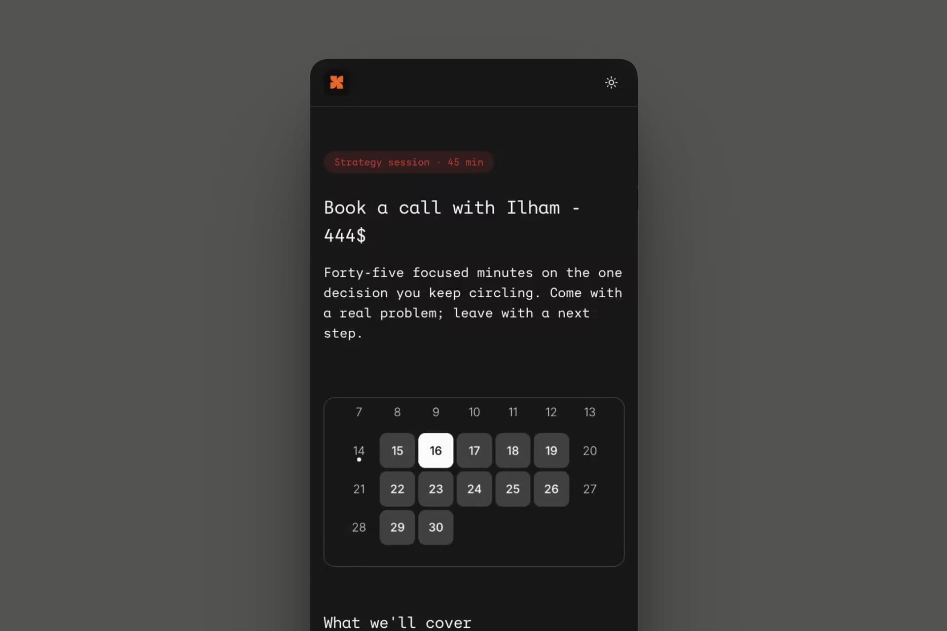 Make the ask · Call to action